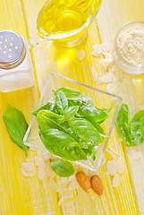 Image showing ingredients for pesto sauce