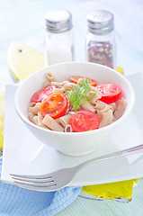 Image showing pasta with tomato