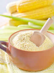 Image showing corn flour