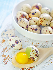 Image showing quail eggs