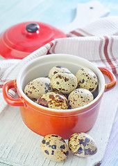 Image showing quail eggs