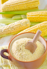 Image showing corn flour