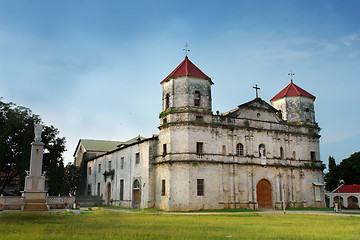 Image showing Old Baroque Filipino Church.