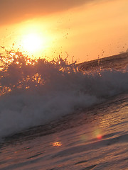 Image showing sea sunset 7