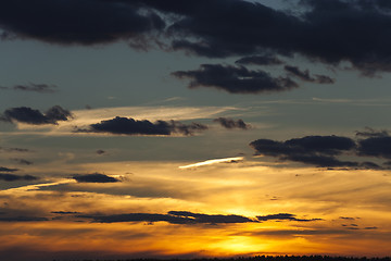 Image showing the sky,  sunset 