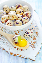 Image showing quail eggs