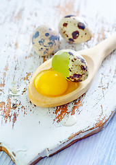 Image showing quail eggs