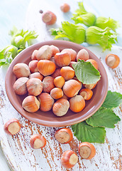 Image showing hazelnuts