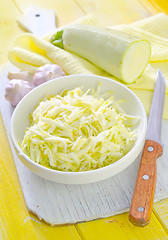 Image showing grated marrow