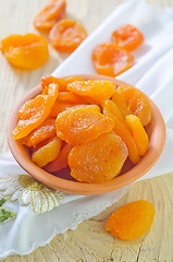 Image showing dried apricots