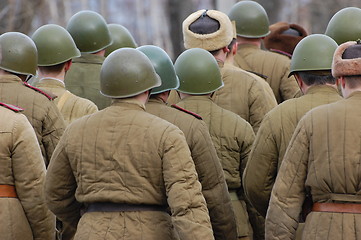 Image showing Red Army. WWII reenacting