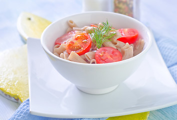 Image showing pasta with tomato