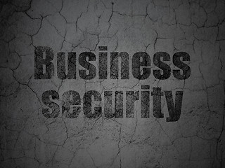 Image showing Privacy concept: Business Security on grunge wall background