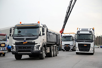 Image showing Volvo and Renault Trucks For Demo Drive