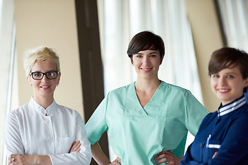 Image showing doctors team walking