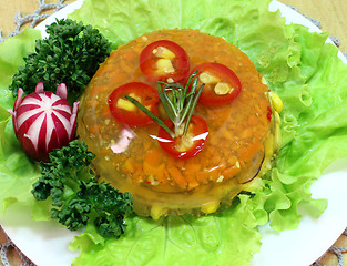 Image showing Vegetable snack