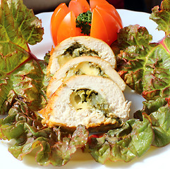 Image showing Chicken breast roll