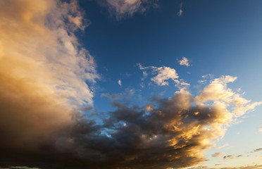 Image showing sky with clouds 