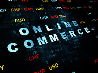 Image showing Finance concept: Online Commerce on Digital background