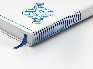 Image showing Finance concept: closed book, Finance on white background