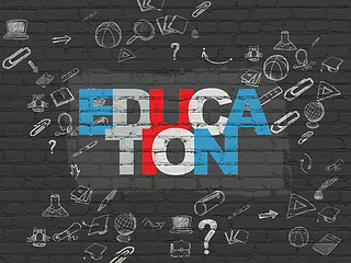 Image showing Learning concept: Education on wall background