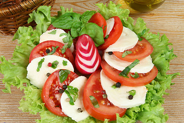 Image showing Caprese salad