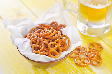 Image showing snack for beer