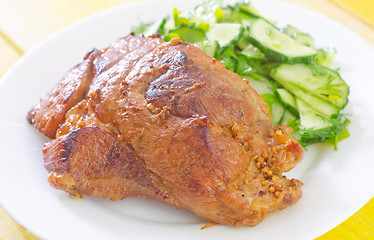 Image showing baked meat