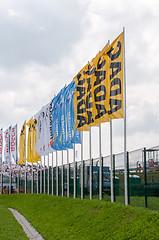 Image showing DTM (Deutsche Tourenwagen Meisterschaft) on MRW (Moscow RaceWay), Moscow, Russia, 2013-08-04