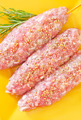 Image showing raw kebab