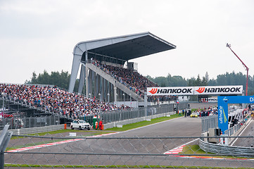 Image showing DTM (Deutsche Tourenwagen Meisterschaft) on MRW (Moscow RaceWay), Moscow, Russia, 2013-08-04