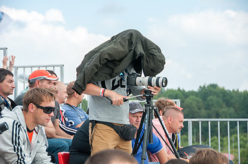 Image showing DTM (Deutsche Tourenwagen Meisterschaft) on MRW (Moscow RaceWay), Moscow, Russia, 2013-08-04