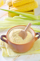 Image showing corn flour