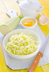 Image showing grated marrow