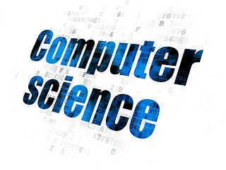 Image showing Science concept: Computer Science on Digital background