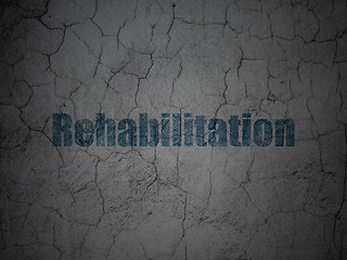 Image showing Health concept: Rehabilitation on grunge wall background