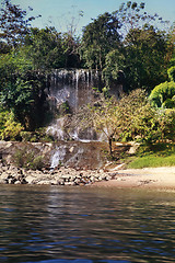 Image showing waterfall on Kwai river