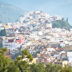 Image showing old city in morocco africa land home and landscape valley