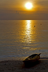 Image showing asia   the  kho phangan bay isle   and south china  sea  