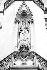 Image showing marble and statue in old city of london england