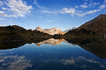 Image showing Mountain Reflection