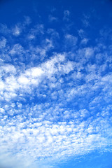 Image showing in the blue sky white soft   abstract background