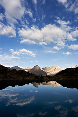 Image showing Mountain Reflection