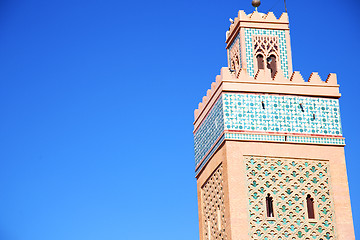 Image showing history in maroc africa   eligion and the blue     sky