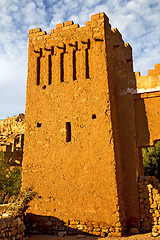 Image showing africa  in histoycal maroc   and the blue   sky