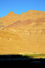 Image showing in   africa morocco   ground isolated hill