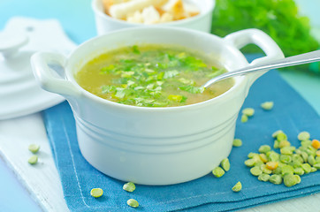 Image showing pea soup