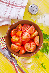 Image showing salad from tomato