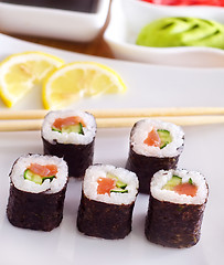 Image showing sushi