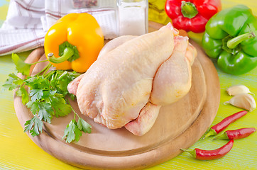 Image showing chicken and vegetables